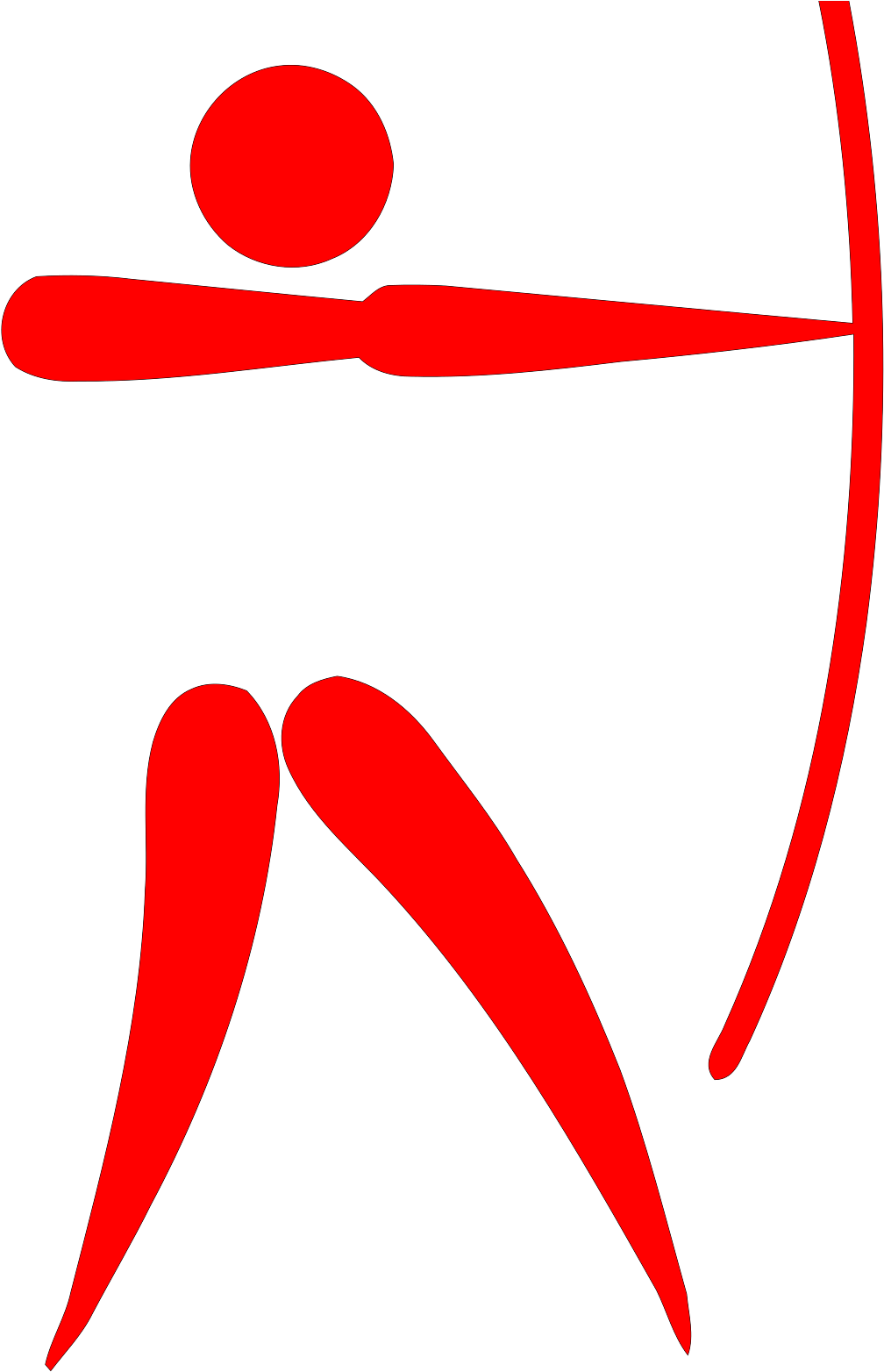 Olympic Archery Clipart (1600x1600), Png Download
