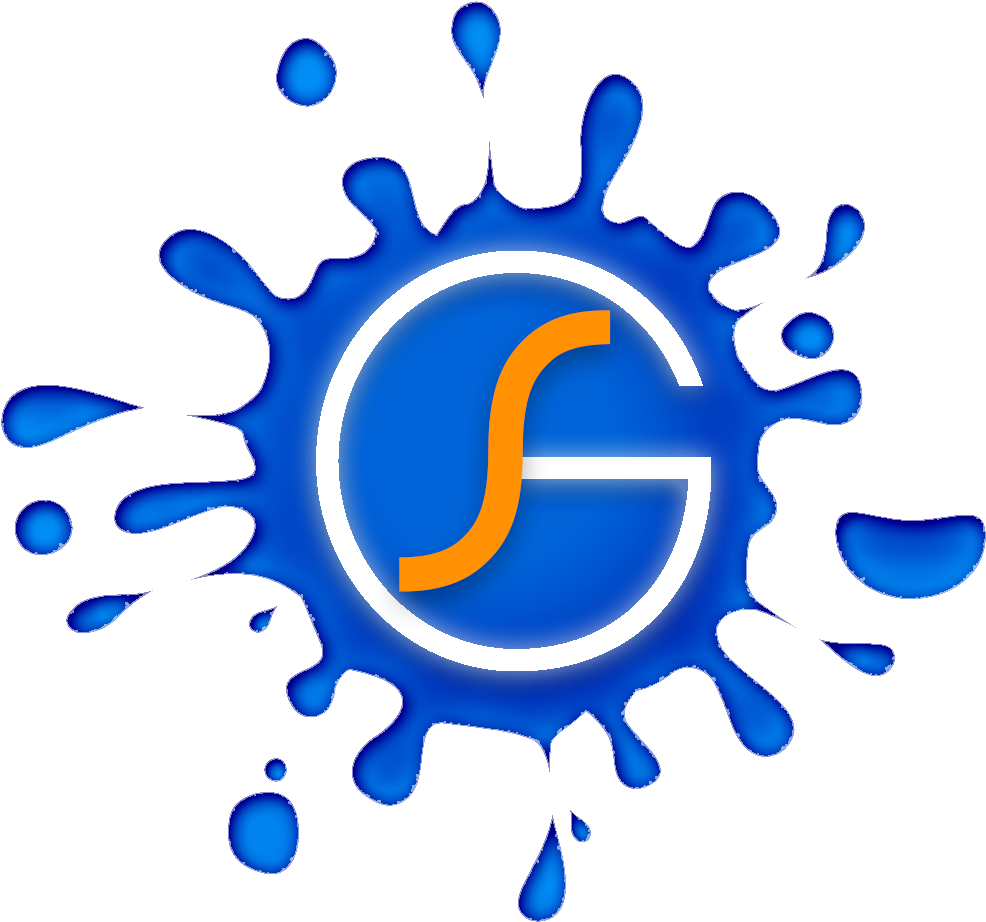 Blue Paint Splash Png Clipart (1108x1049), Png Download