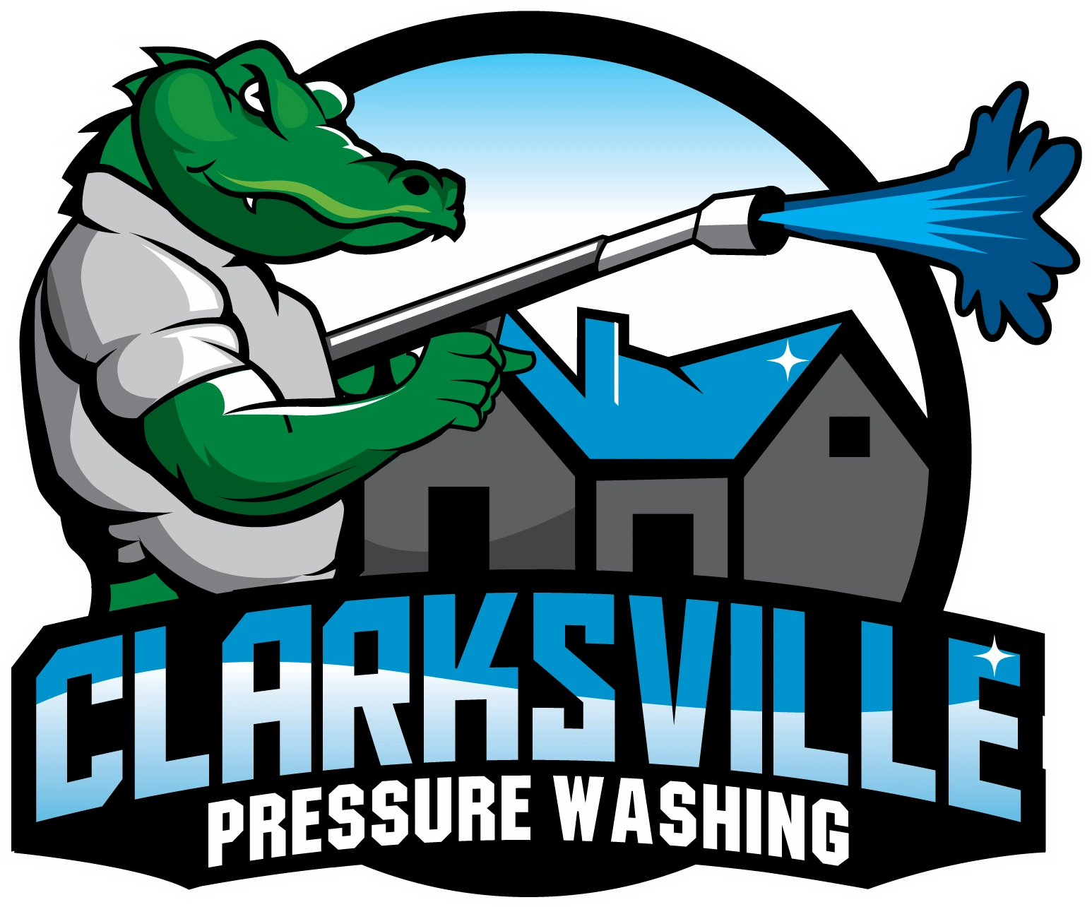 Clarksville Pressure Washing - Illustration Clipart (2292x1542), Png Download