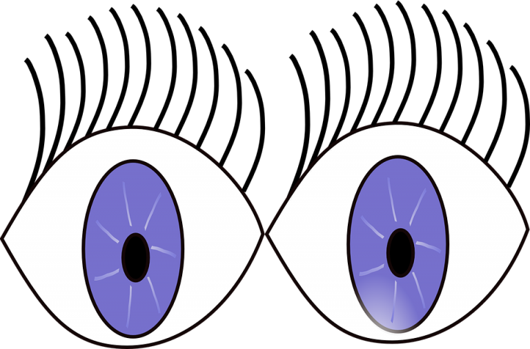 Wide Open Eyes Cartoon - Eyes Wide Open Clipart - Png Download (768x506), Png Download