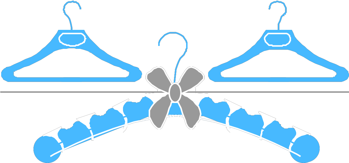 Hanger With Bow Clipart - Png Download (1600x1600), Png Download