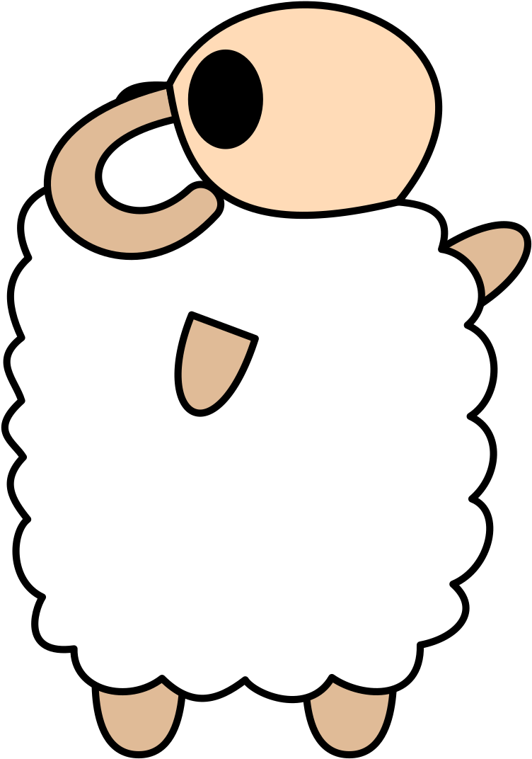 Cartoon Kambing Clipart (1080x1080), Png Download