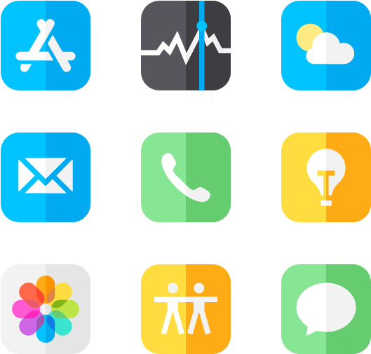 Png Iphone Icons Clipart (600x564), Png Download