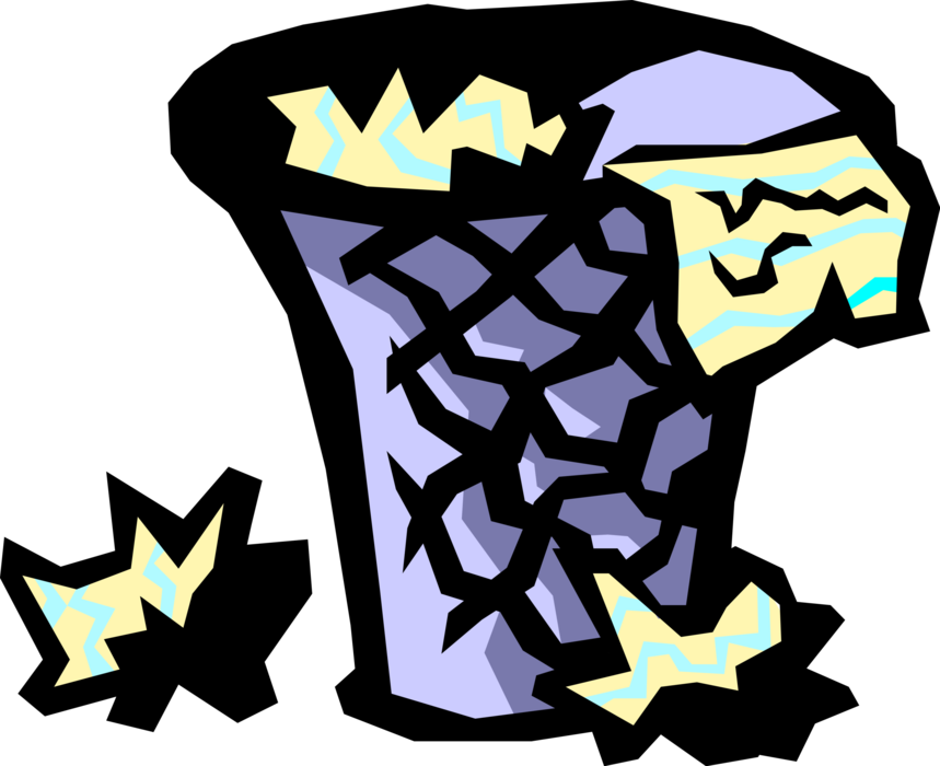 Vector Illustration Of Waste Basket, Dustbin, Garbage Clipart (859x700), Png Download