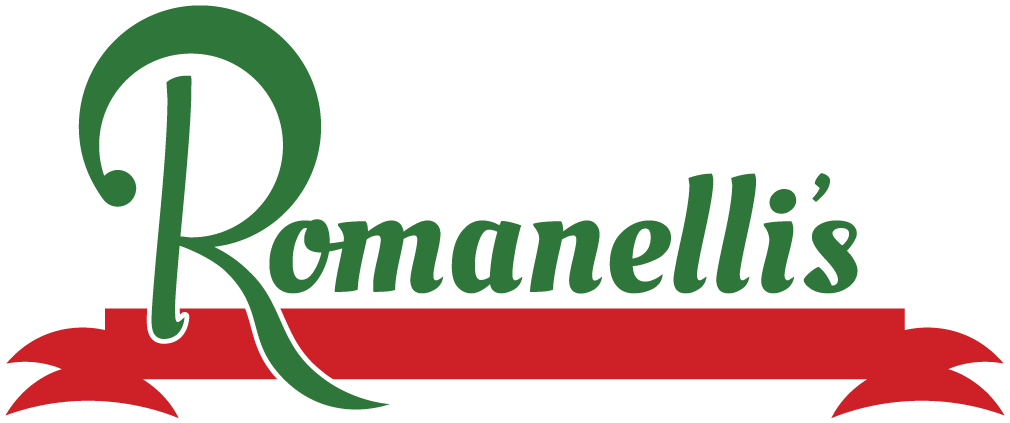 Transparent Pizza Party Clip Art - Romanellis - Png Download (1010x423), Png Download