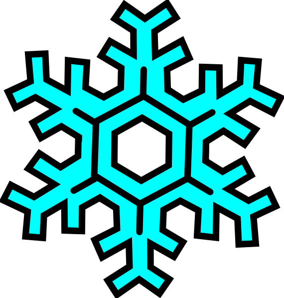Snowflake Clip Art - Png Download (570x598), Png Download