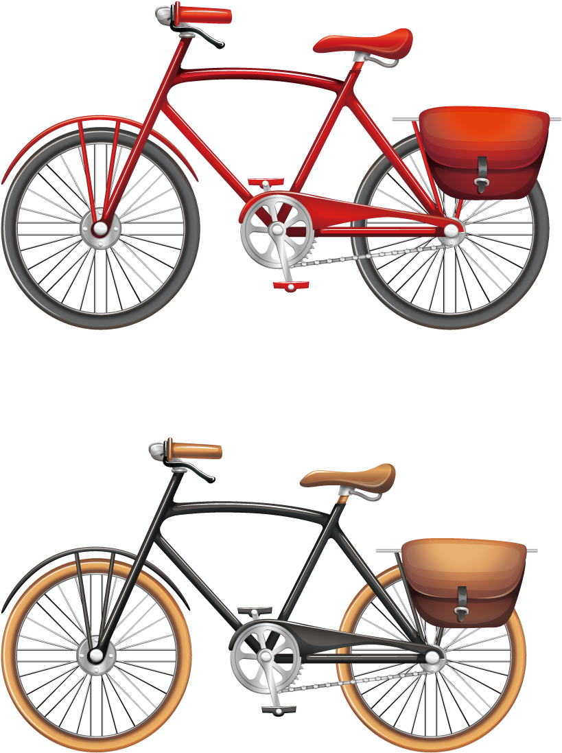 Bicycle Stock Photography Clip Art - Vintage Bicycle Art Vector - Png Download (1200x1200), Png Download