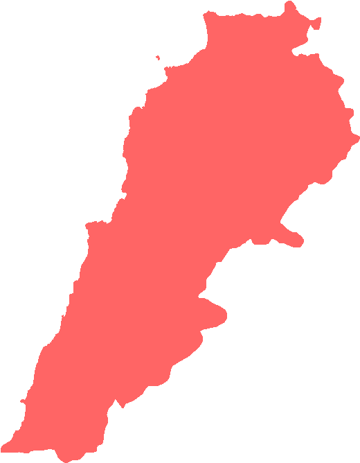Lebanon Map Vector Clipart (564x696), Png Download