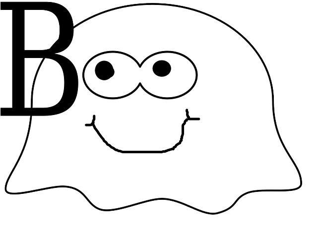 Boo, Halloween, Ghost - Cartoon Clipart (641x480), Png Download