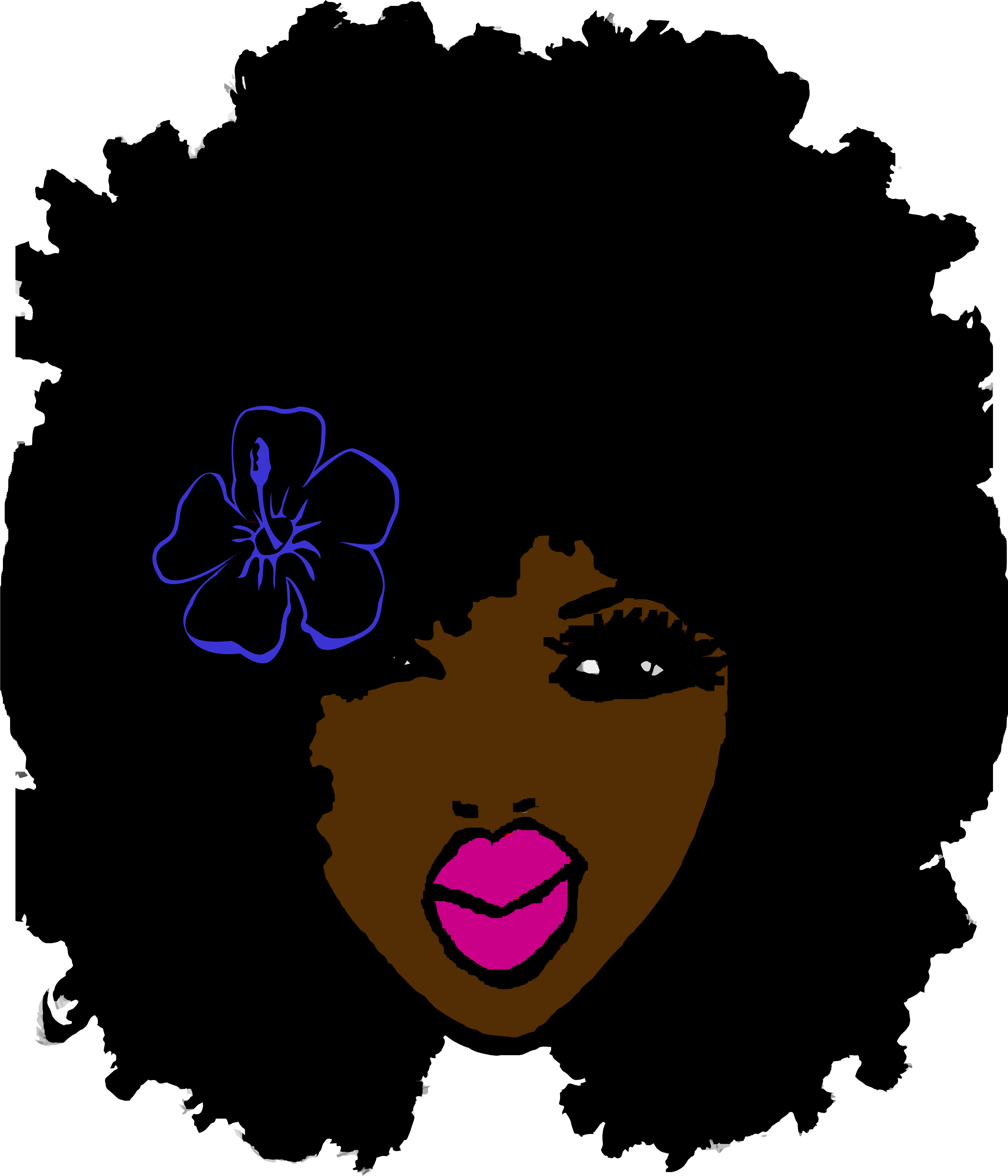Mug Afro Clipart (4500x5400), Png Download
