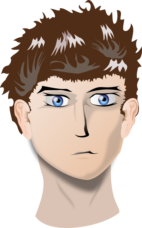 Animated Human Face Png Clipart (498x800), Png Download
