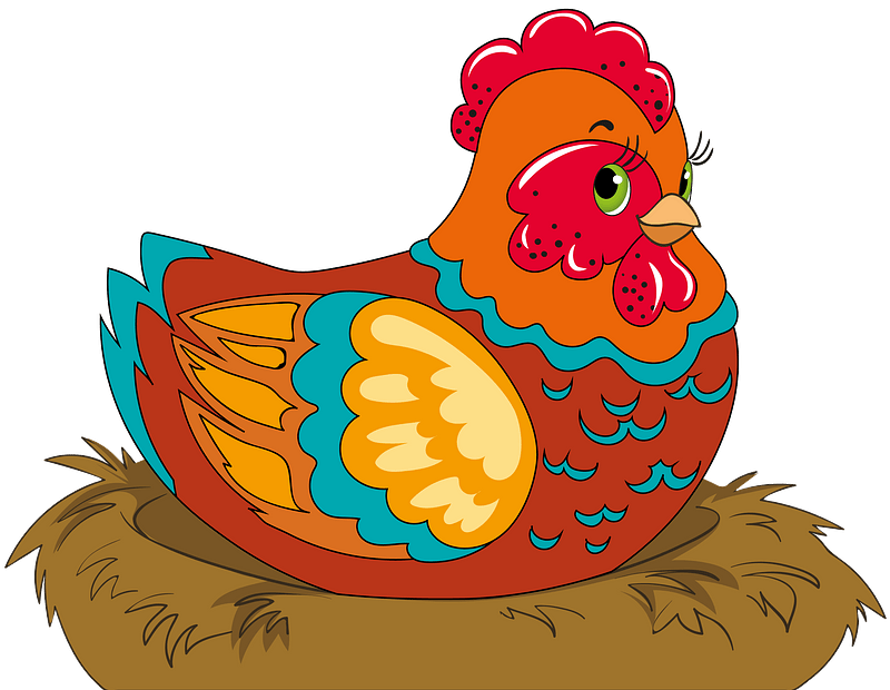 Hähnchen Clipart - Rooster - Png Download (800x620), Png Download
