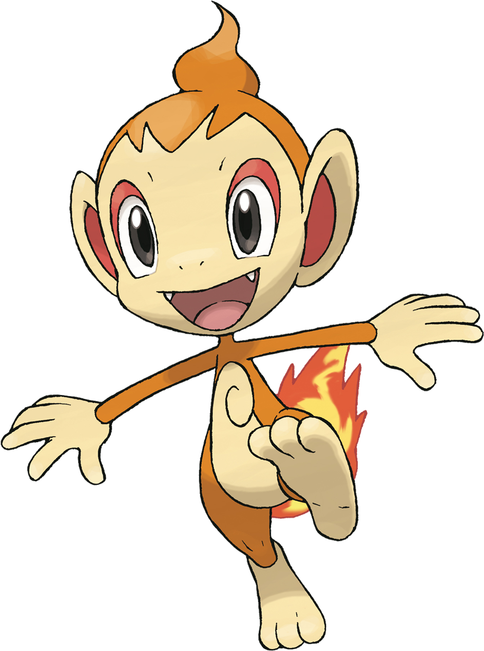 Chimchar Pokemon Clipart (1280x1280), Png Download