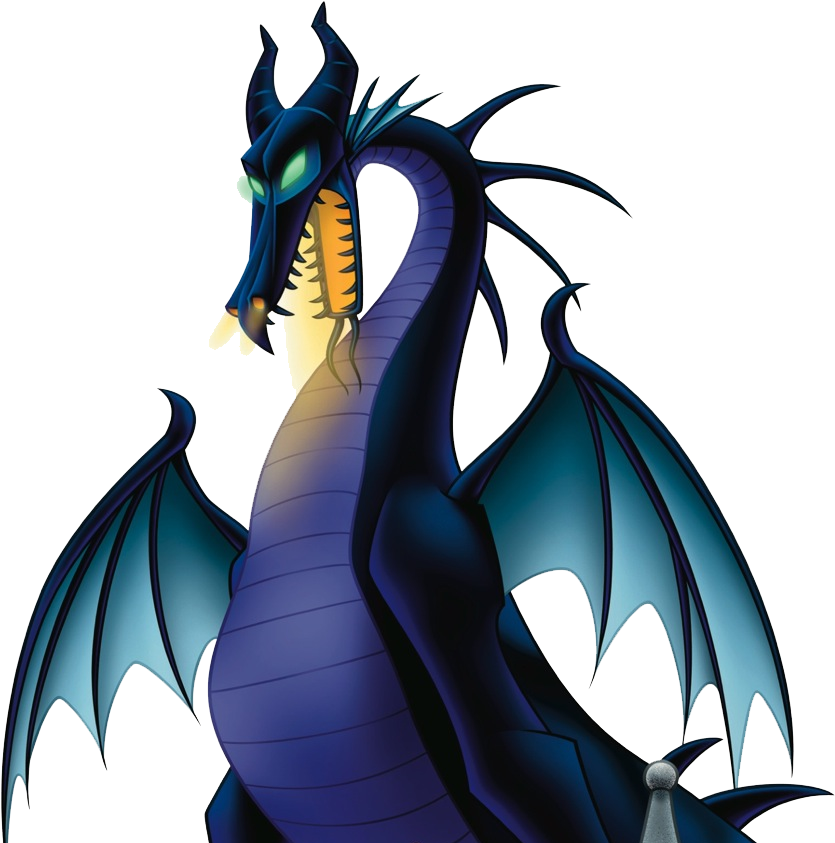 Transparent Maleficent Png - Maleficent Dragon Clipart (835x843), Png Download