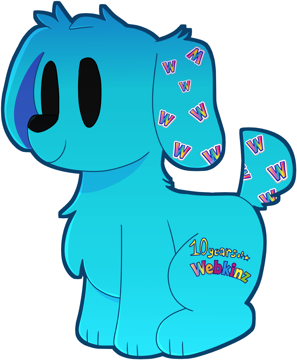 Webkinz Clipart At Getdrawings - Webkinz Birthday - Png Download (1245x1510), Png Download