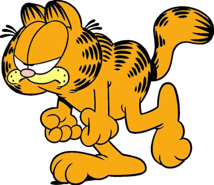 #garfieldandfriends #garfield #angry #comicgarfield - Transparent Angry Garfield Clipart (720x624), Png Download