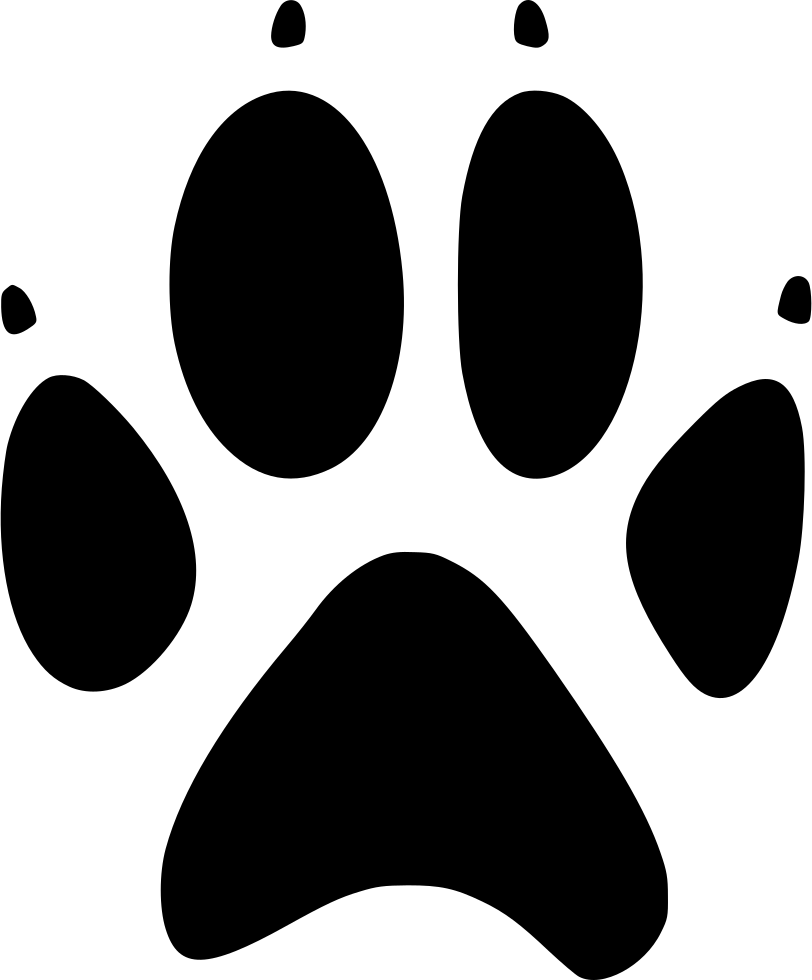 Dog Foot Step Png Clipart (812x980), Png Download