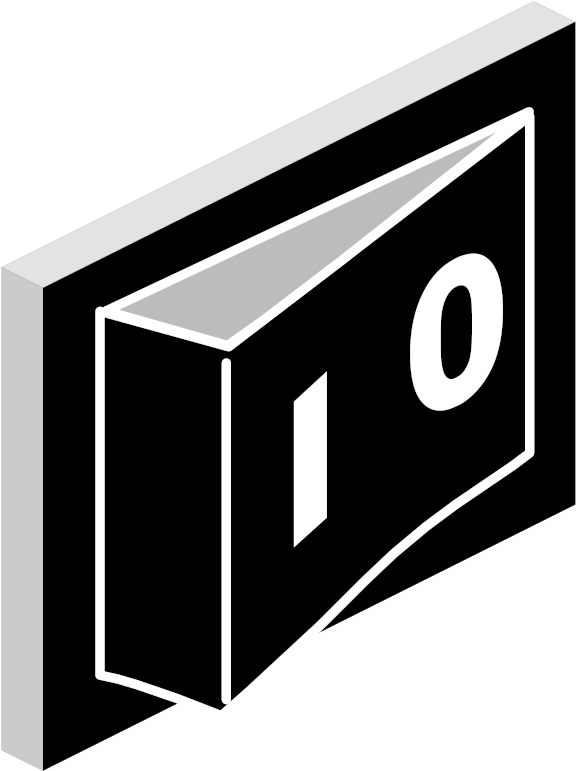 Nero Clip Art Download - Off Switch Clipart - Png Download (603x800), Png Download