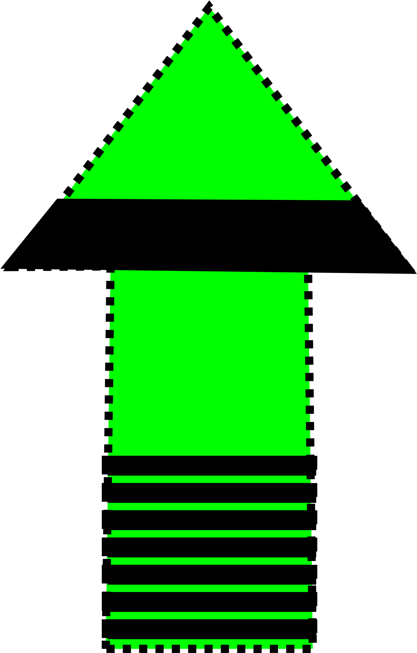 Pink Black Arrow Clipart Black And White Clipart - Clip Art - Png Download (1697x2400), Png Download