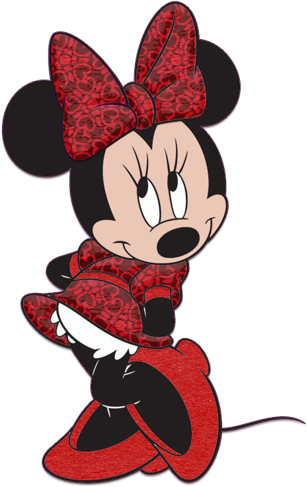Minnie Mouse Clipart (518x783), Png Download