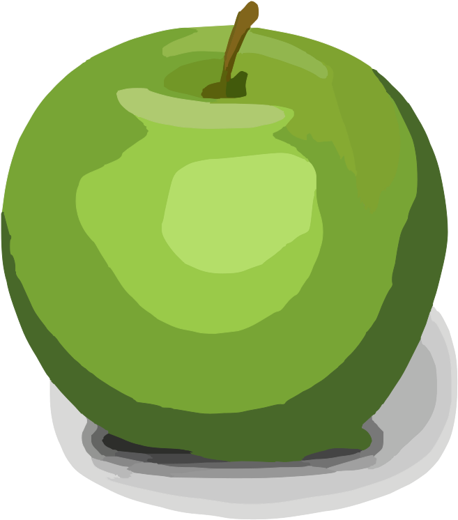 Apple Svg Clip Arts - Granny Smith - Png Download (1024x1024), Png Download