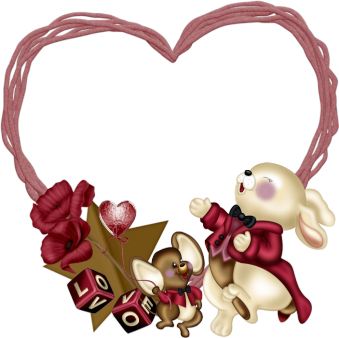 Tubes Coeurs,png - Heart Clipart (690x690), Png Download