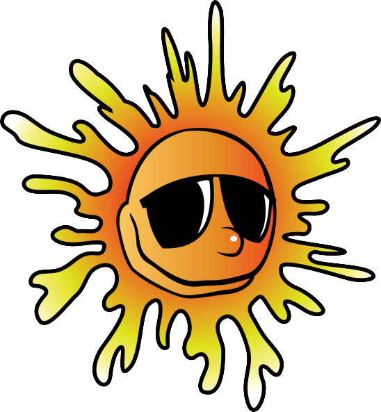 Cool Summer Clip Art - Png Download (548x593), Png Download