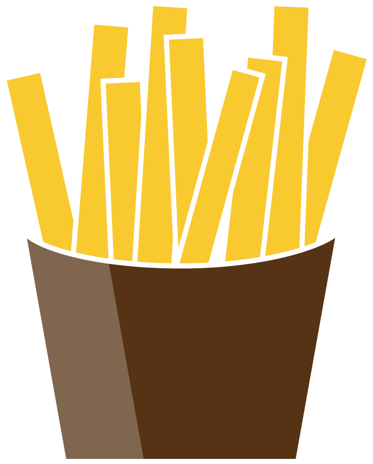 Pommes Final - French Fries Clipart (960x960), Png Download