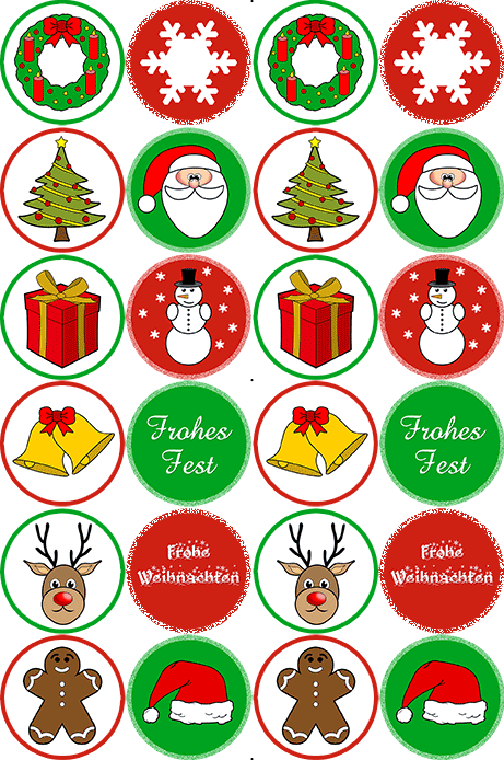 Oblaten Weihnachten1 Clipart (461x694), Png Download