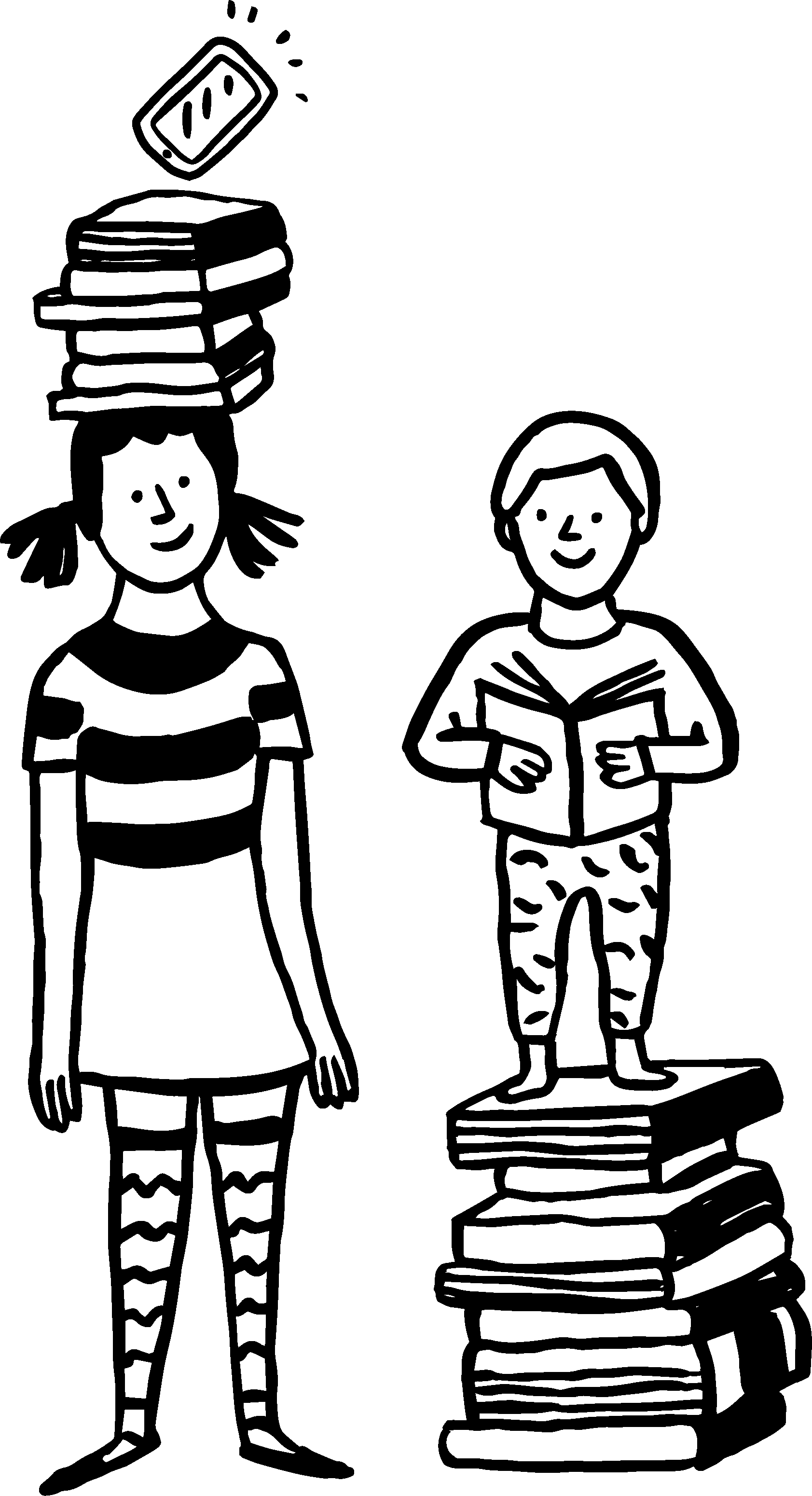 Cartoon Clipart (1683x3100), Png Download