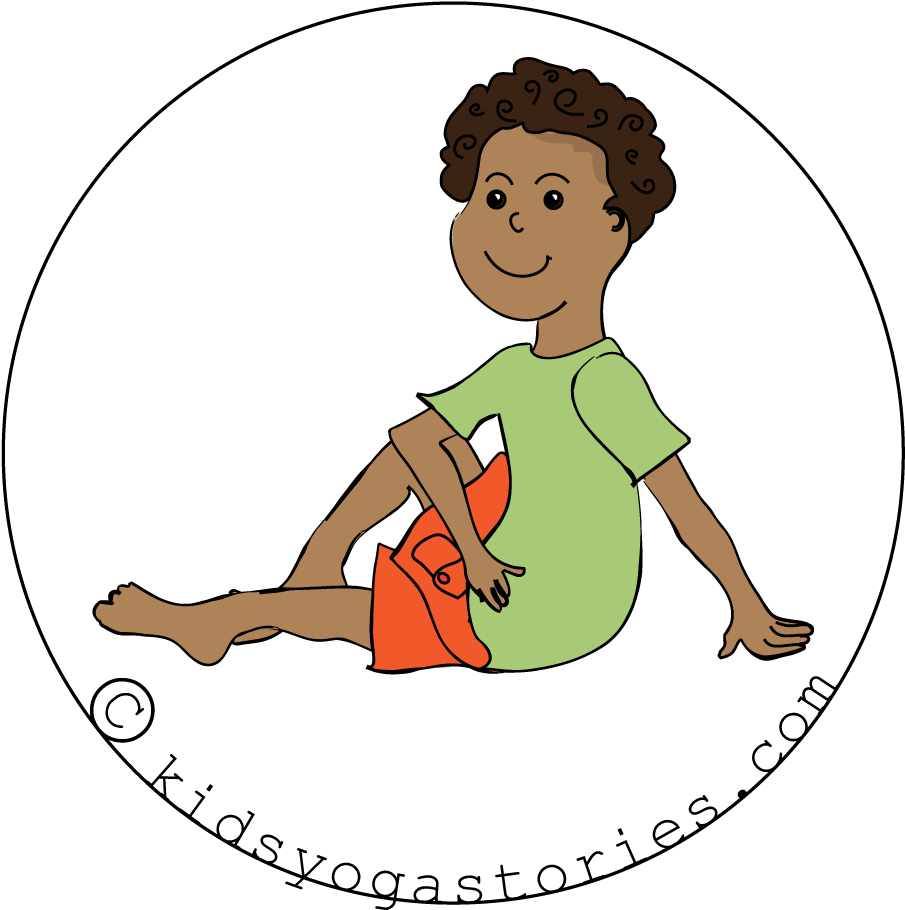 Puppy Pose Kids Yoga Clipart (1200x1200), Png Download