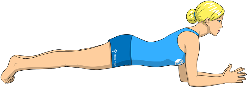 Reverse Yoga Transparent & Png Clipart Free Download - Plank Position Png (900x675), Png Download