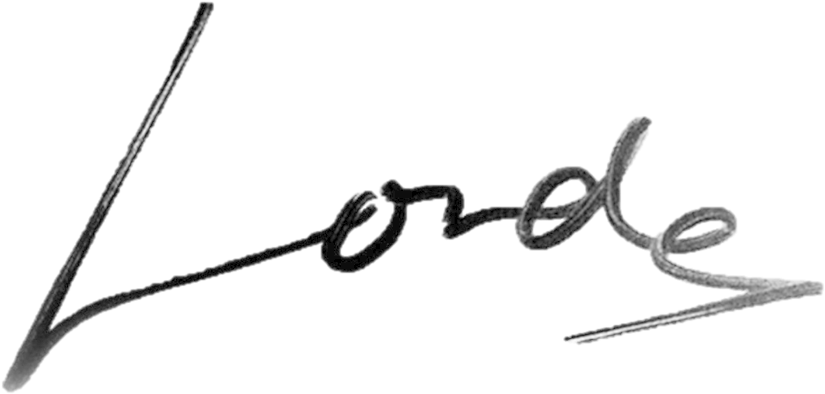 Lorde Signature Clipart (1024x517), Png Download