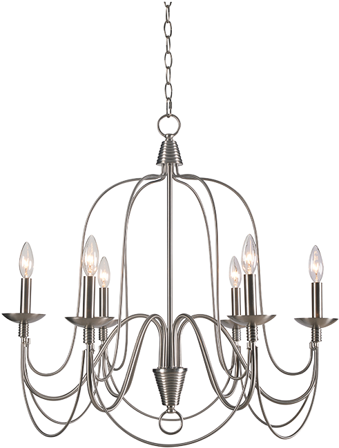 Chandelier Clipart (592x750), Png Download