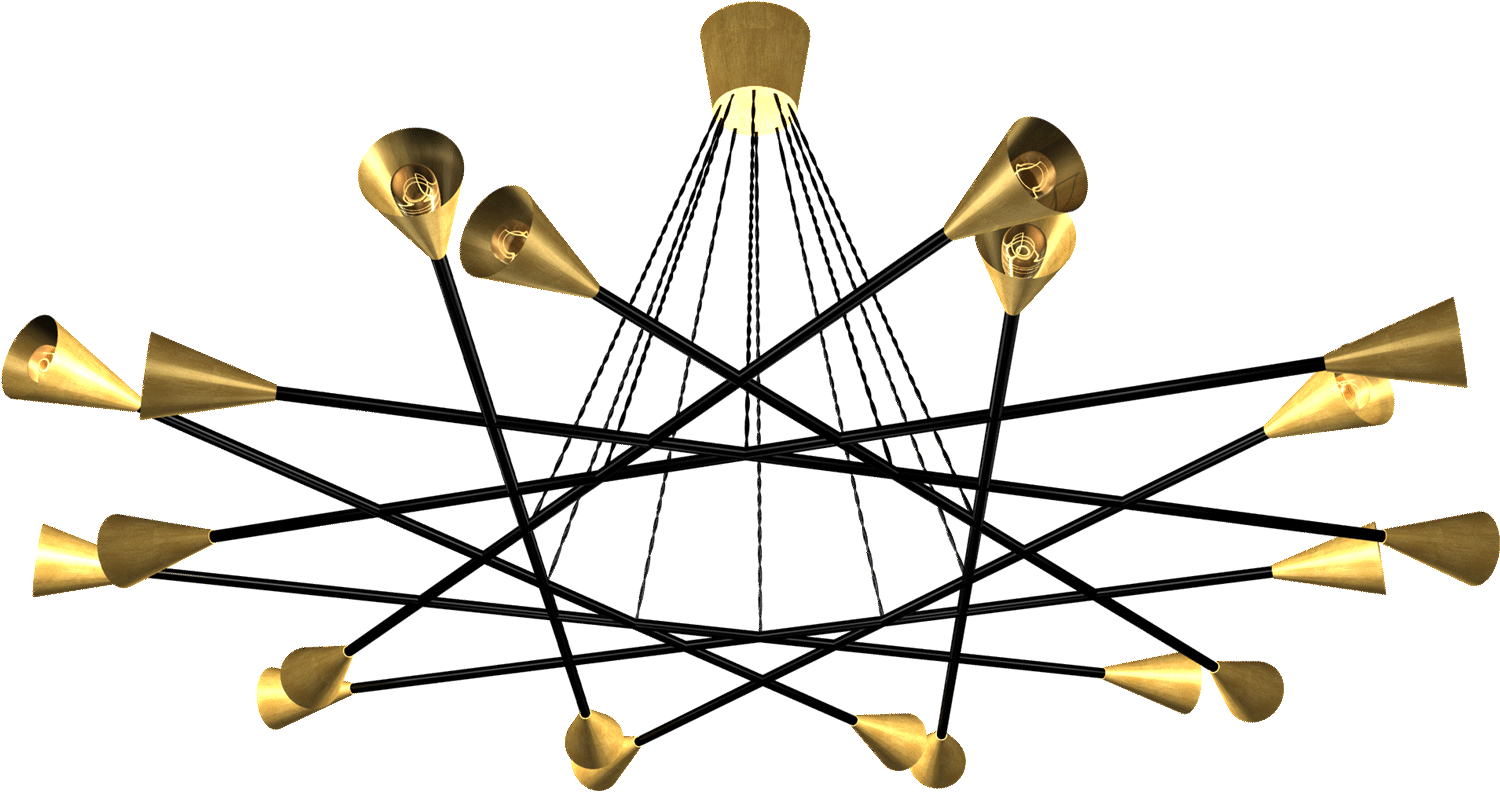 Chandelier Clipart (1500x1500), Png Download