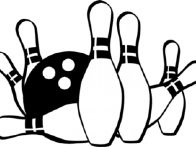 Free Bowling Clipart - Bowling Pins Cut Out Clipart - Png Download (640x480), Png Download