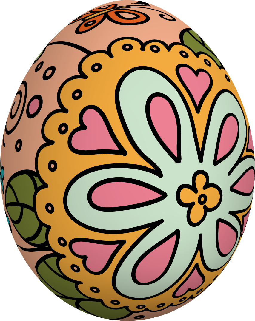 Easter Eggs Png Clipart (854x1076), Png Download
