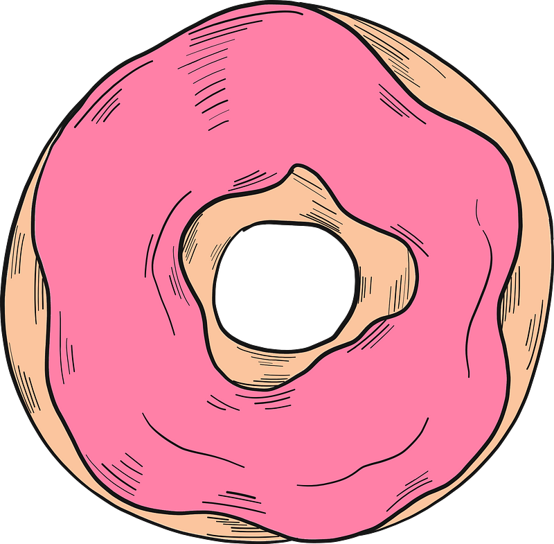Donut Clipart - Png Download (800x785), Png Download