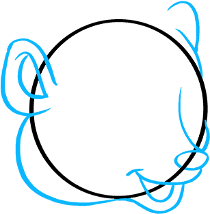 How To Draw Skunk Clipart (680x678), Png Download