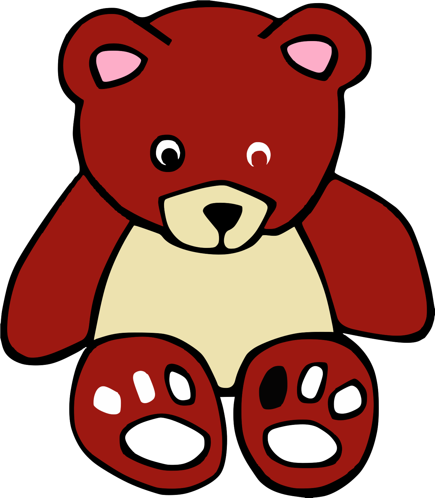 Blue Teddy Bear Clipart - Png Download (1600x1600), Png Download