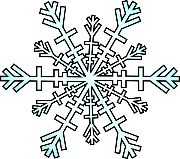 Winter Clip Art - Clipart Snowflake Cartoon - Png Download (600x532), Png Download