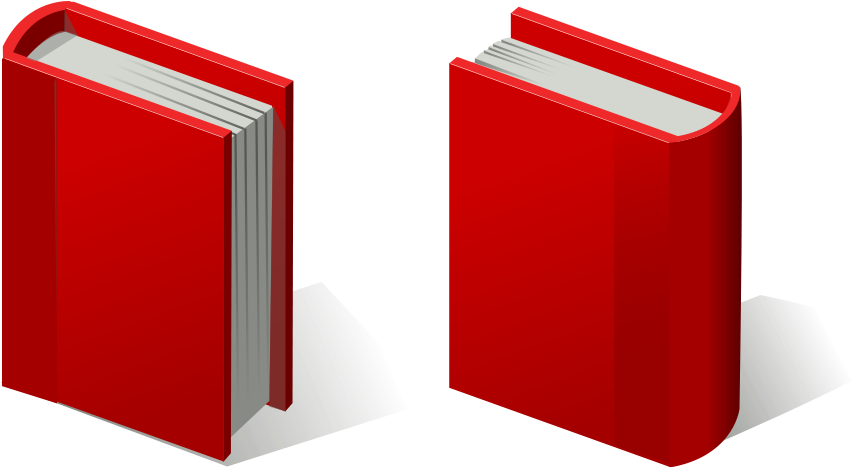 Free Book Vector, Download Free Clip Art, Free Clip - Book Red - Png Download (900x466), Png Download