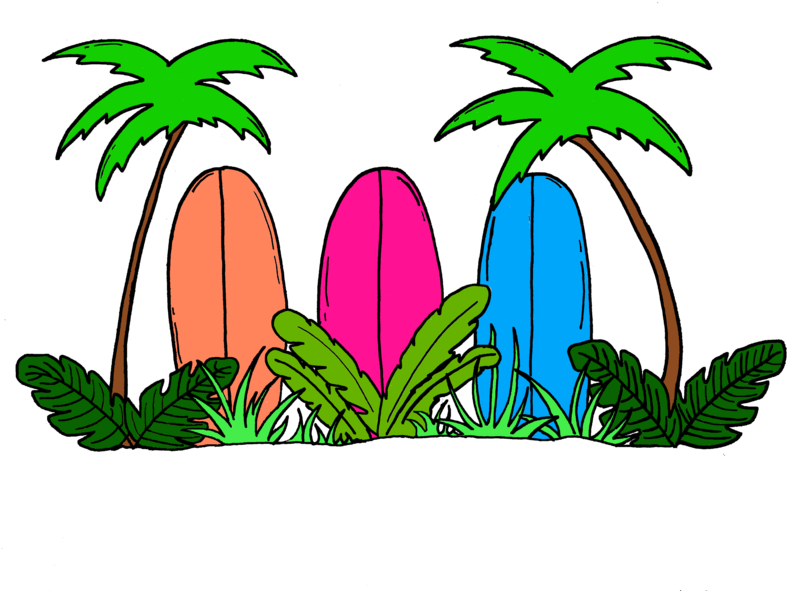Tropical Print - Clip Art - Png Download (800x600), Png Download