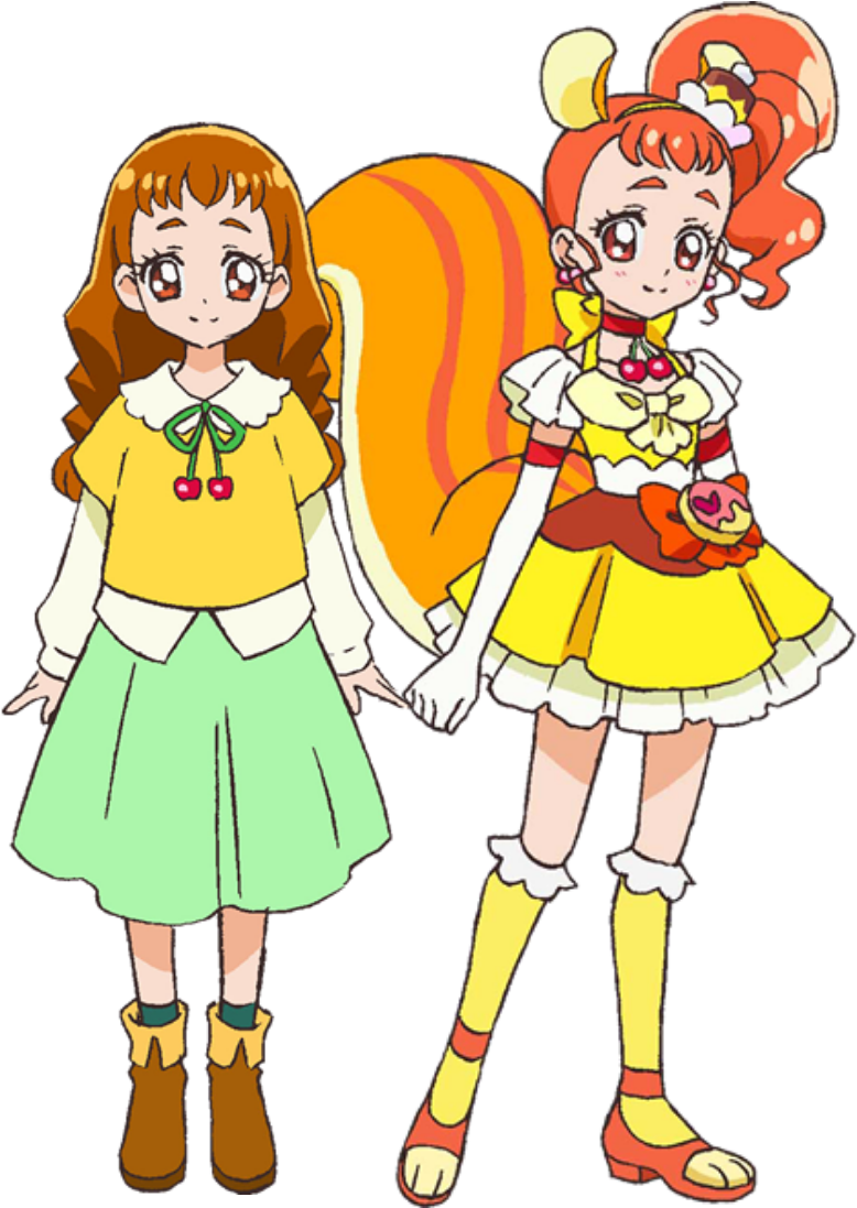 Pretty Cure Wiki - Kirakira Precure Cure Custard Clipart (882x1096), Png Download