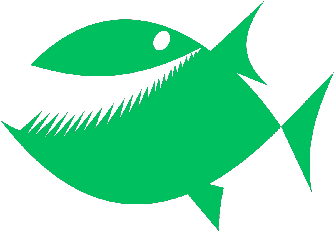 Piranha Poem Clipart (1600x1600), Png Download