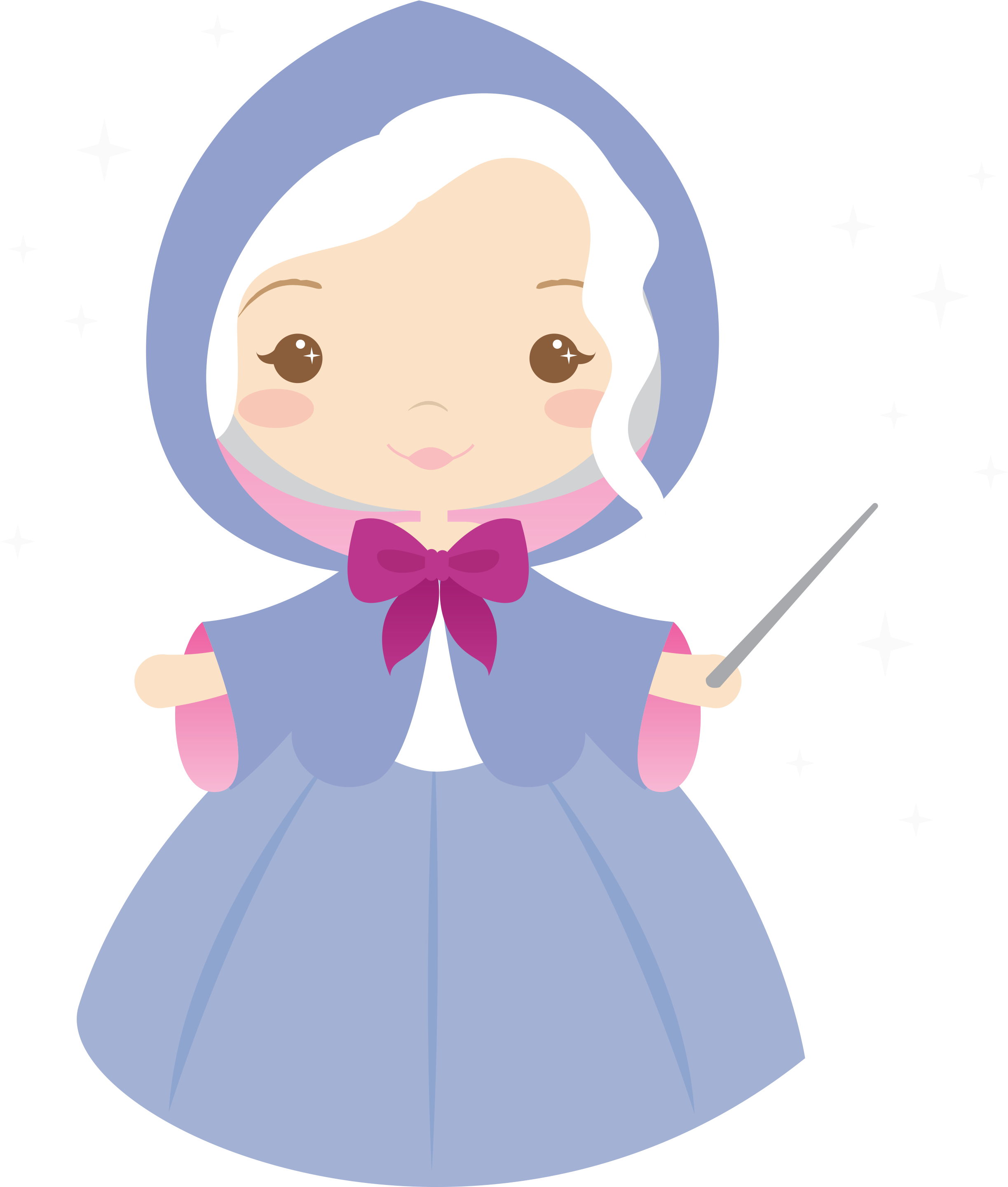 Fada Madrinha Desenho Clipart (3000x3000), Png Download