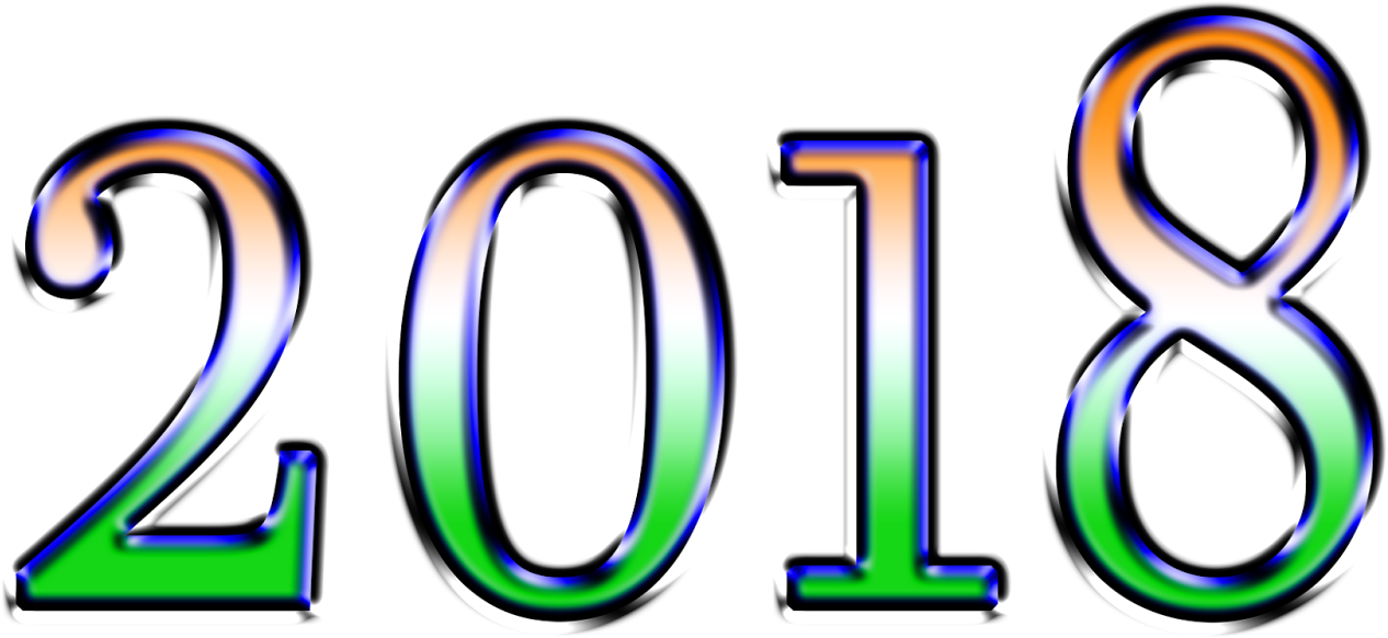 Happy New Year 2018 Png - Graphic Design Clipart (1600x914), Png Download