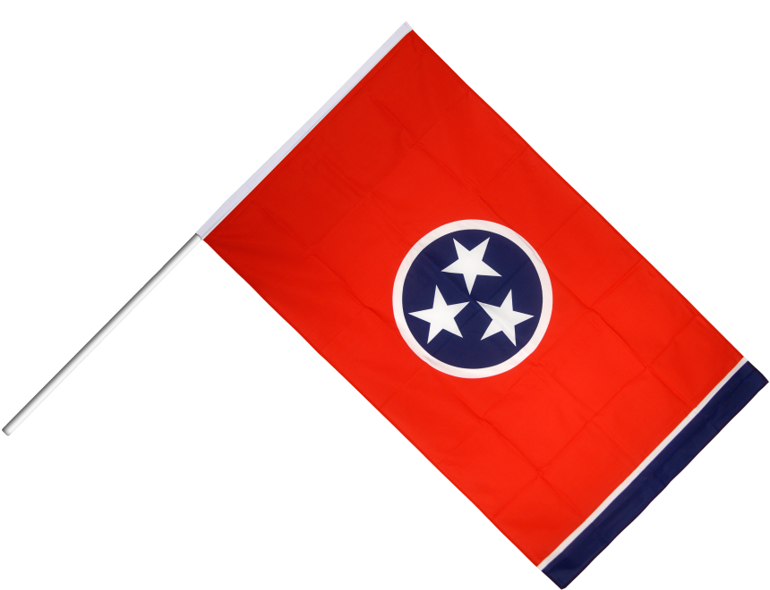 Hand Waving Usa Flag And - Tennessee State Flag Clipart (1000x749), Png Download