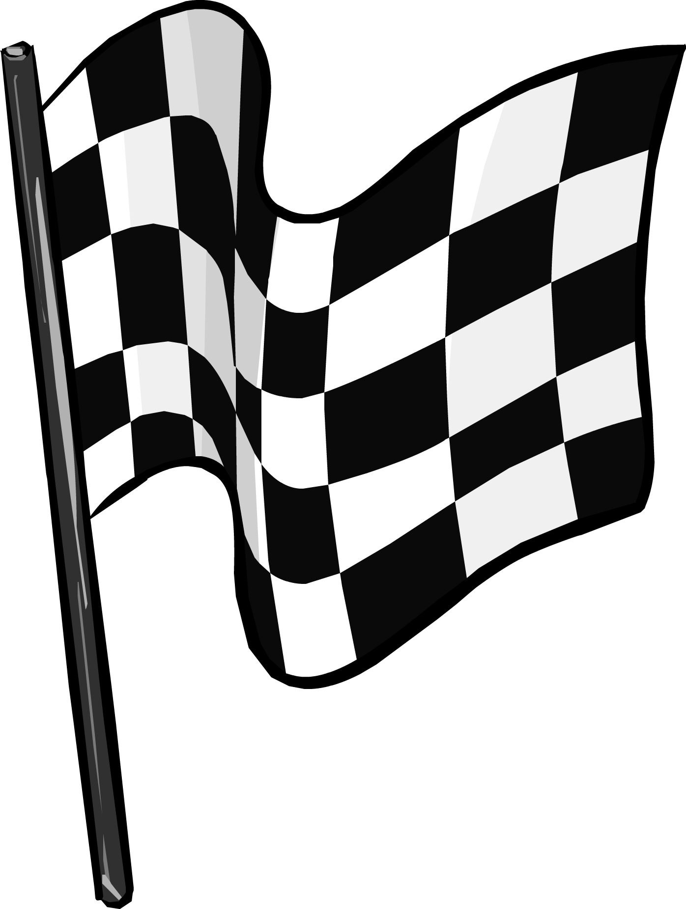 Transparent Background Checkered Flag Clip Art - Png Download (1396x1851), Png Download