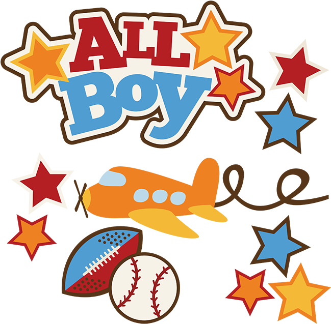 Baseball Clipart Cute - Scrapbook Baby Boy Clipart Png Transparent Png (649x637), Png Download
